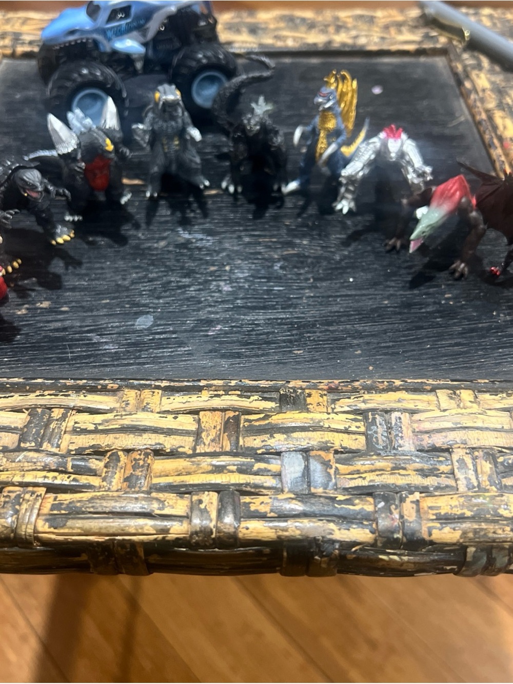 Godzilla Mini Cake Toppers Lot 9 Blind Box Figures.
